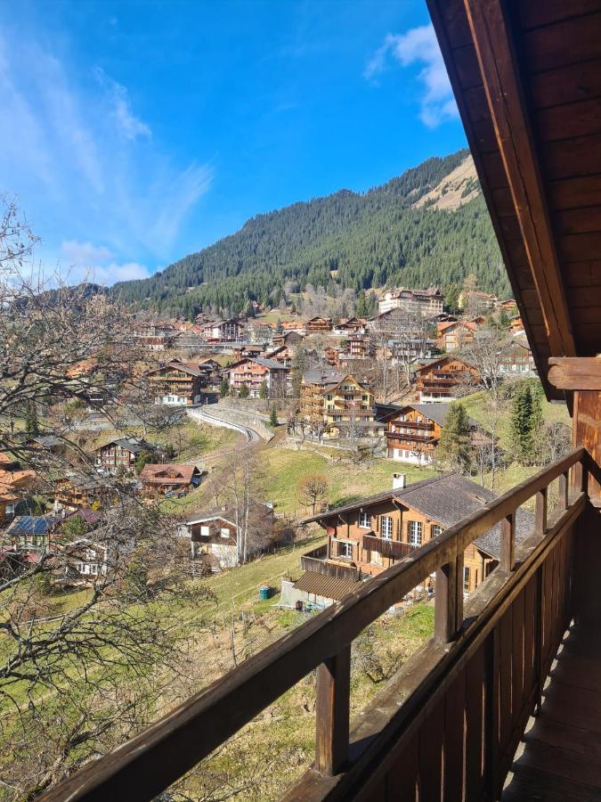 Traditional Chalet In Wengen - Top Floor Apartment Exterior photo